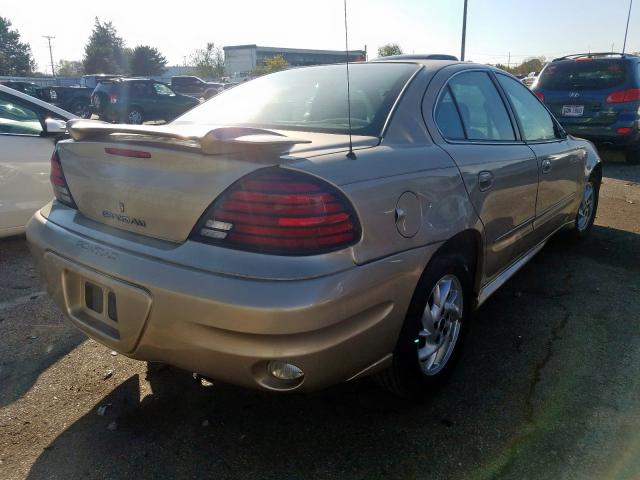 1G2NF52E23C269442 - 2003 PONTIAC GRAND AM S GOLD photo 4