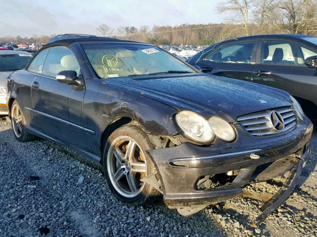 WDBTK75G04T011363 - 2004 MERCEDES-BENZ CLK 500 BLACK photo 1