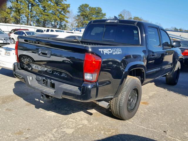 5TFCZ5AN8HX119623 - 2017 TOYOTA TACOMA DOU შავი ფოტო 4