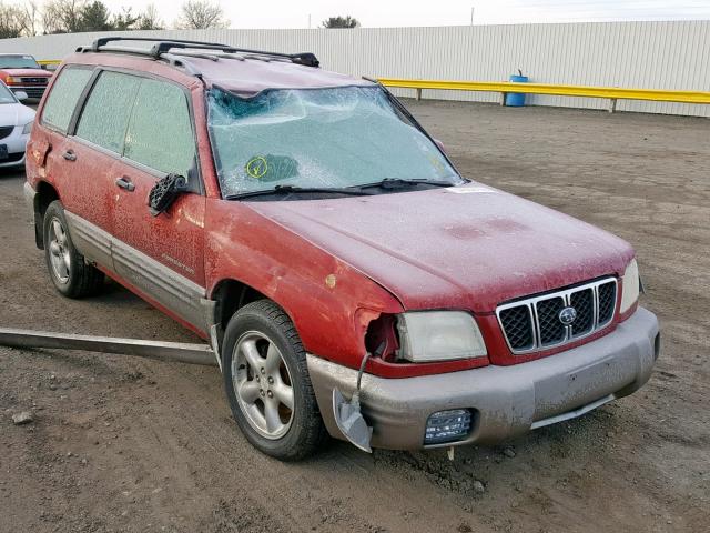 JF1SF65592H726237 - 2002 SUBARU FORESTER S RED photo 1