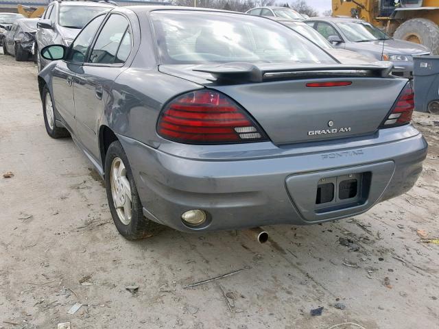 1G2NF52E94C256804 - 2004 PONTIAC GRAND AM S GRAY photo 3