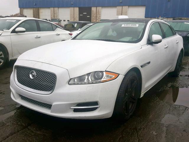 SAJWJ2GD8D8V52267 - 2013 JAGUAR XJL PORTFO WHITE photo 2