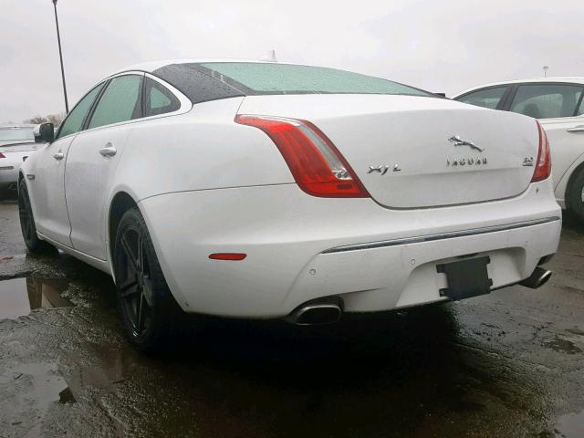 SAJWJ2GD8D8V52267 - 2013 JAGUAR XJL PORTFO WHITE photo 3