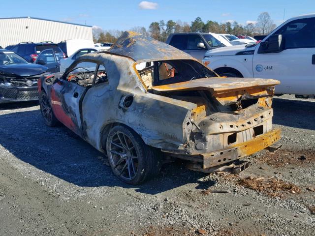 2B3LJ74W08H289827 - 2008 DODGE CHALLENGER ORANGE photo 3