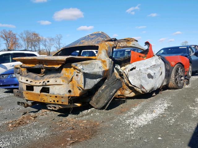 2B3LJ74W08H289827 - 2008 DODGE CHALLENGER ORANGE photo 4