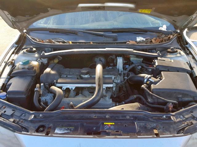 YV1RS592272606363 - 2007 VOLVO S60 2.5T SILVER photo 7