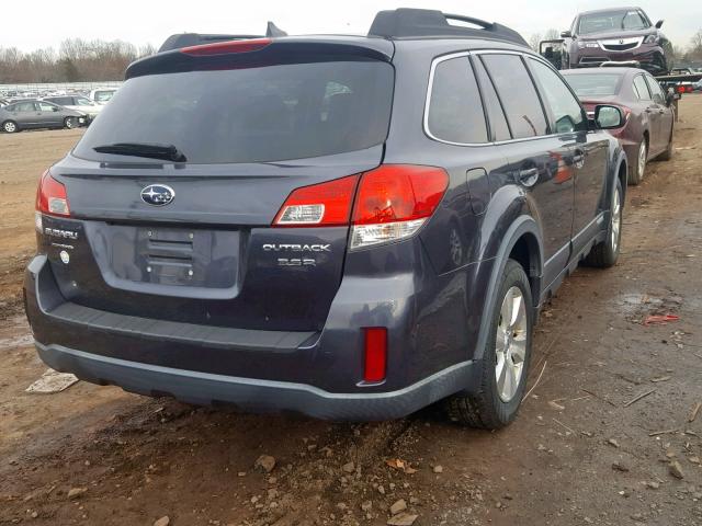 4S4BRDKC3C2214644 - 2012 SUBARU OUTBACK 3. GRAY photo 4