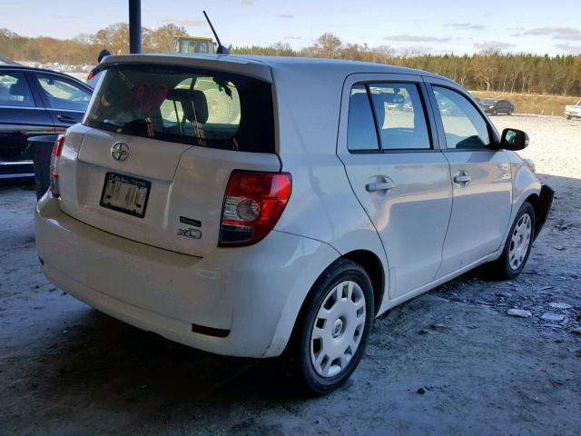 JTKKU10488J004138 - 2008 SCION XD WHITE photo 4