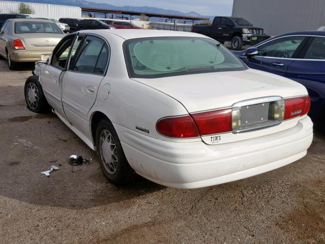 1G4HP54K214244262 - 2001 BUICK LESABRE CU WHITE photo 3