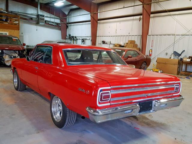 136375K206988 - 1965 CHEVROLET CHEVELLE RED photo 3