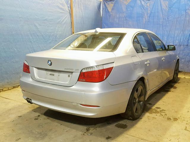 WBANV13558BZ48489 - 2008 BMW 528 XI BLUE photo 4