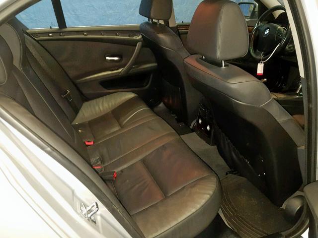 WBANV13558BZ48489 - 2008 BMW 528 XI BLUE photo 6