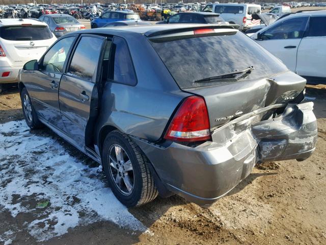 1G1ZT64875F328515 - 2005 CHEVROLET MALIBU MAX ნაცრისფერი ფოტო 3