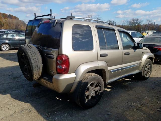 1J4GL58KX7W523620 - 2007 JEEP LIBERTY LI GOLD photo 4