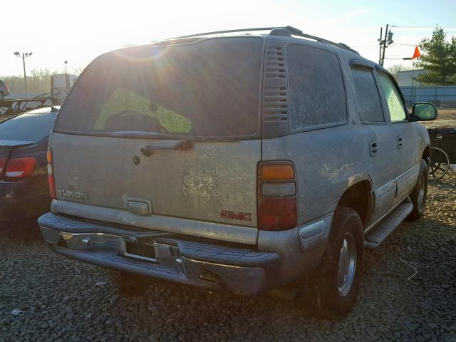 1GKEK13T41J193314 - 2001 GMC YUKON SILVER photo 4