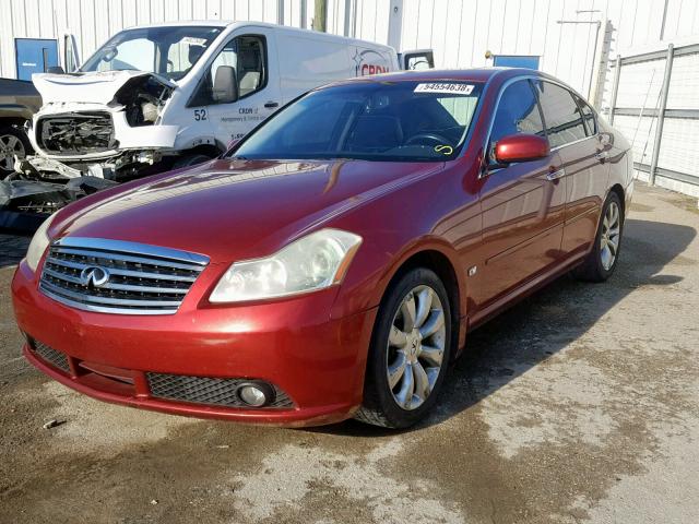 JNKAY01E47M302805 - 2007 INFINITI M35 BASE BURGUNDY photo 2