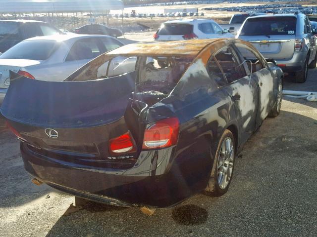 JTHBC96S375007565 - 2007 LEXUS GS 450H BLACK photo 4