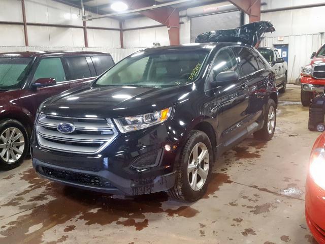 2FMPK4G95JBB95920 - 2018 FORD EDGE SE BLACK photo 2