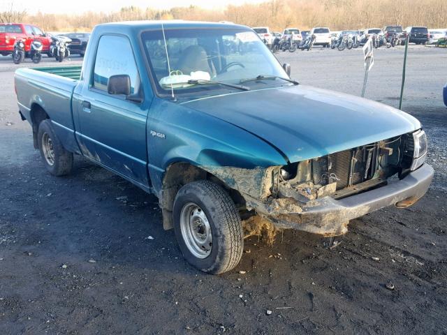 1FTYR10C4WUC71010 - 1998 FORD RANGER GREEN photo 1