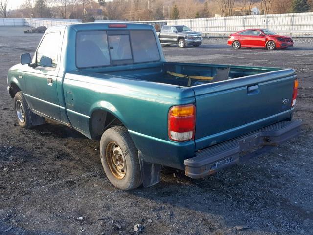 1FTYR10C4WUC71010 - 1998 FORD RANGER GREEN photo 3