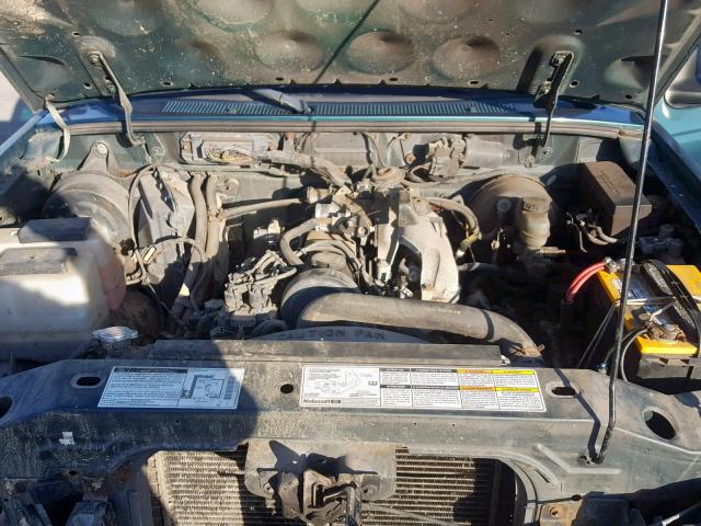 1FTYR10C4WUC71010 - 1998 FORD RANGER GREEN photo 7