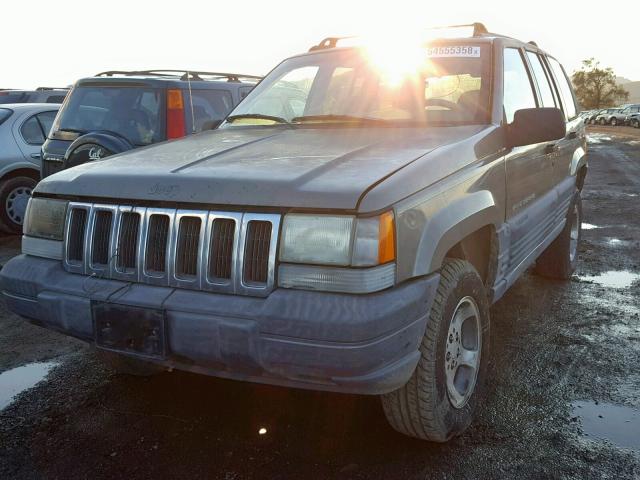 1J4FX58S9VC699475 - 1997 JEEP GRAND CHER GRAY photo 2