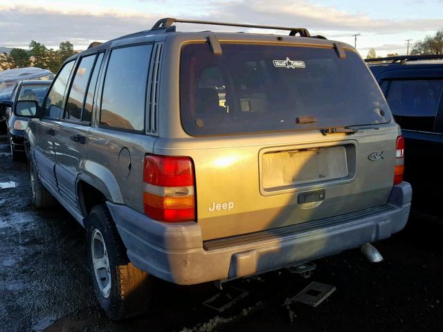 1J4FX58S9VC699475 - 1997 JEEP GRAND CHER GRAY photo 3