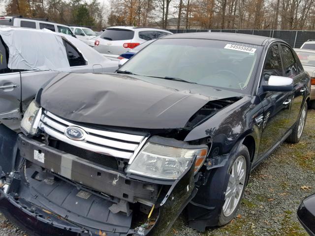 1FAHP25W78G168590 - 2008 FORD TAURUS LIM BLACK photo 2