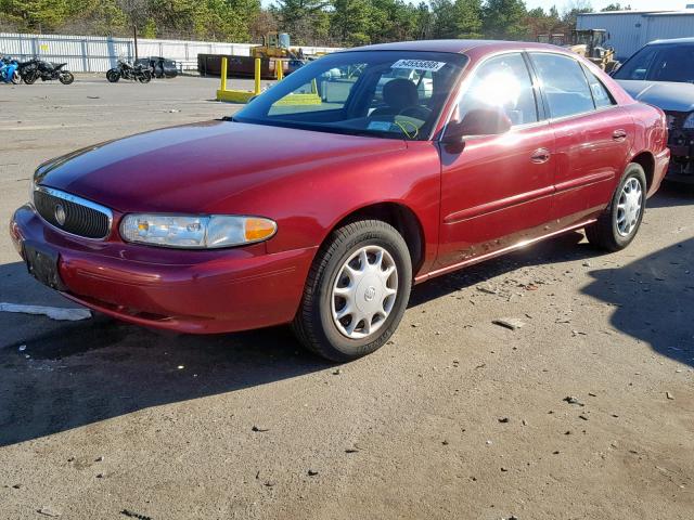 2G4WS52J141206781 - 2004 BUICK CENTURY CU MAROON photo 2