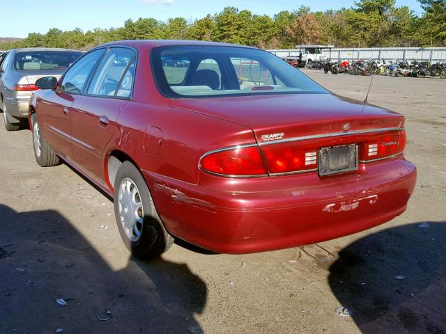 2G4WS52J141206781 - 2004 BUICK CENTURY CU MAROON photo 3