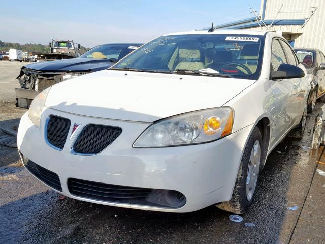 1G2ZF57B184260278 - 2008 PONTIAC G6 VALUE L WHITE photo 2