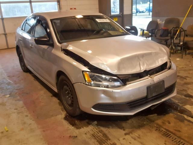 3VW2K7AJ9DM353842 - 2013 VOLKSWAGEN JETTA BASE SILVER photo 1