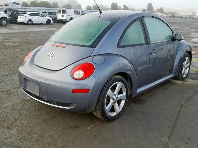 3VWSG31C27M511695 - 2007 VOLKSWAGEN NEW BEETLE GRAY photo 4