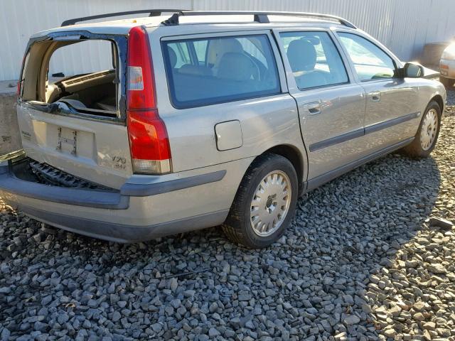 YV1SW58D212021301 - 2001 VOLVO V70 2.4T BROWN photo 4