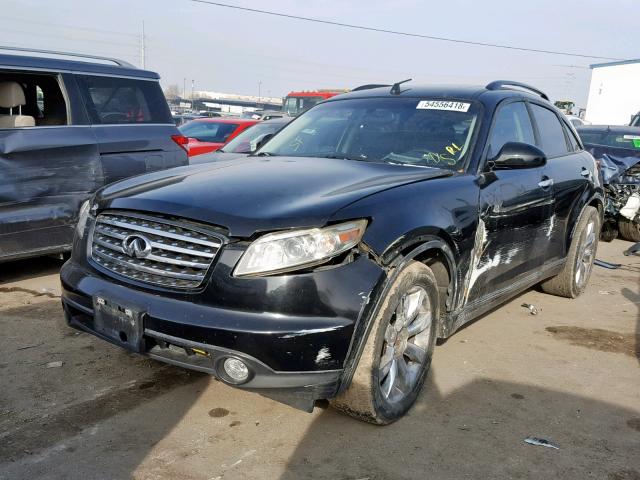 JNRBS08W13X403637 - 2003 INFINITI FX45 BLACK photo 2