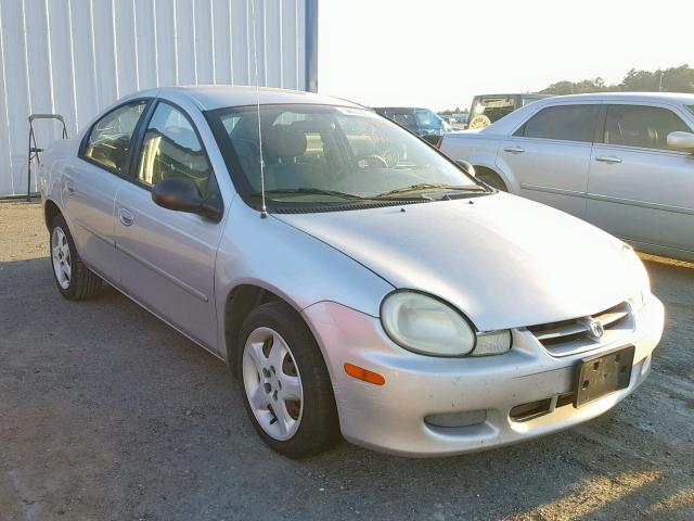 1B3AS46C52D636806 - 2002 DODGE NEON SE SILVER photo 1