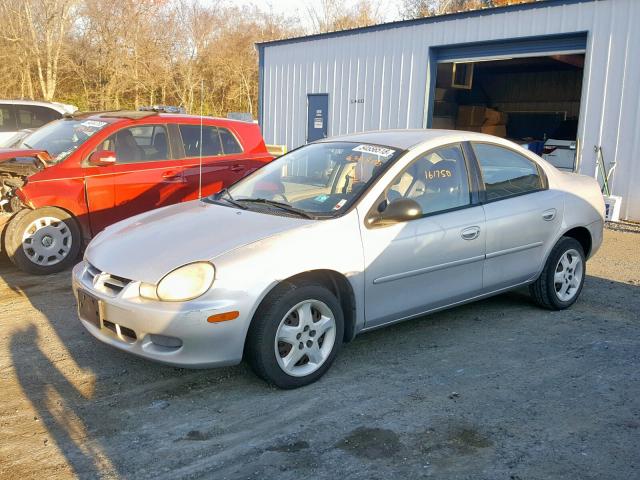 1B3AS46C52D636806 - 2002 DODGE NEON SE SILVER photo 9