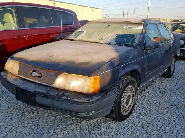 1FABP52U6JA262155 - 1988 FORD TAURUS GL BLUE photo 2