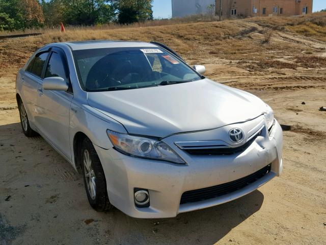 4T1BB3EK2AU118085 - 2010 TOYOTA CAMRY HYBR SILVER photo 1