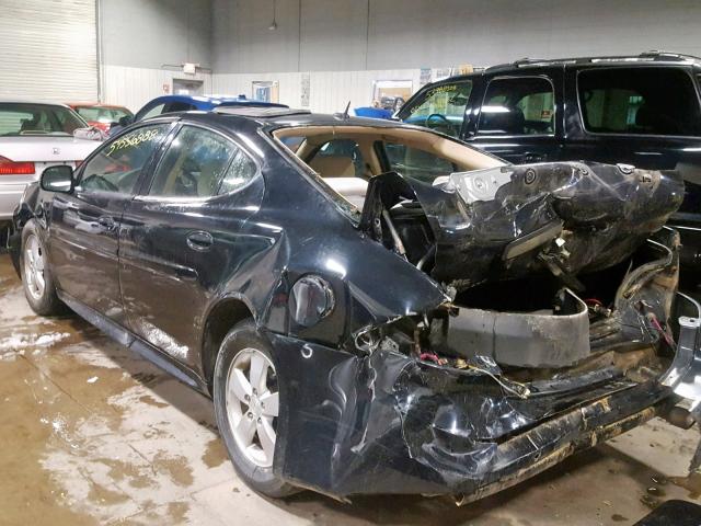 2G2WP552X81192108 - 2008 PONTIAC GRAND PRIX BLACK photo 3