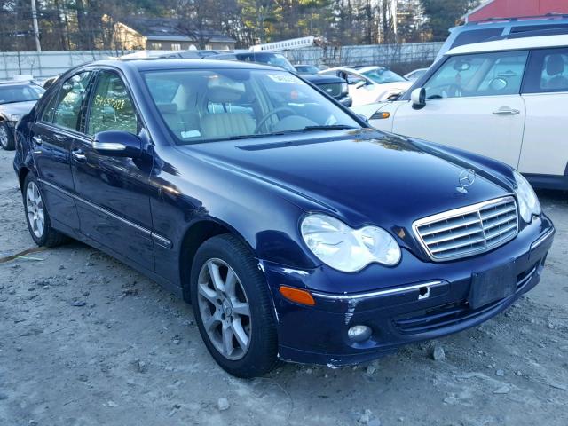 WDBRF92H07F904109 - 2007 MERCEDES-BENZ C 280 4MAT BLUE photo 1