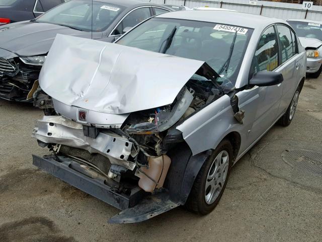 1G8AJ52F94Z173978 - 2004 SATURN ION LEVEL SILVER photo 2