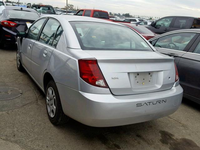 1G8AJ52F94Z173978 - 2004 SATURN ION LEVEL SILVER photo 3