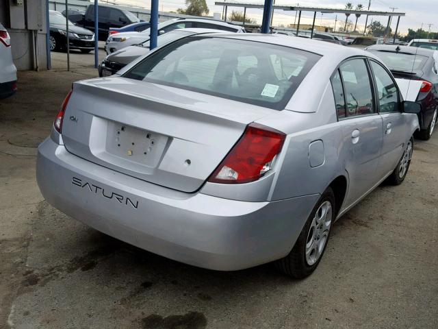 1G8AJ52F94Z173978 - 2004 SATURN ION LEVEL SILVER photo 4
