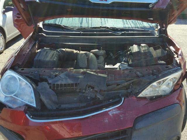 3GSCL33P48S545707 - 2008 SATURN VUE XE RED photo 7
