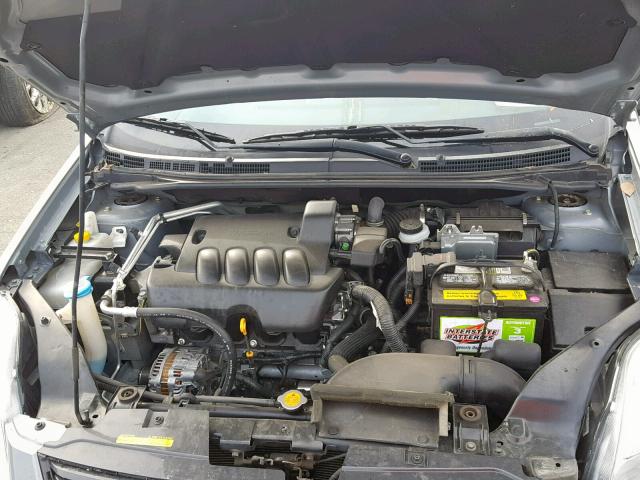 3N1AB6AP8AL685191 - 2010 NISSAN SENTRA 2.0 GRAY photo 7