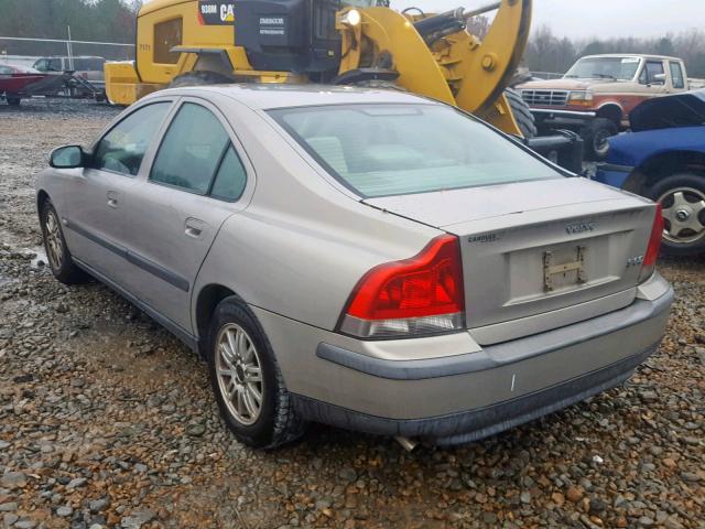 YV1RS61T832277351 - 2003 VOLVO S60 BEIGE photo 3