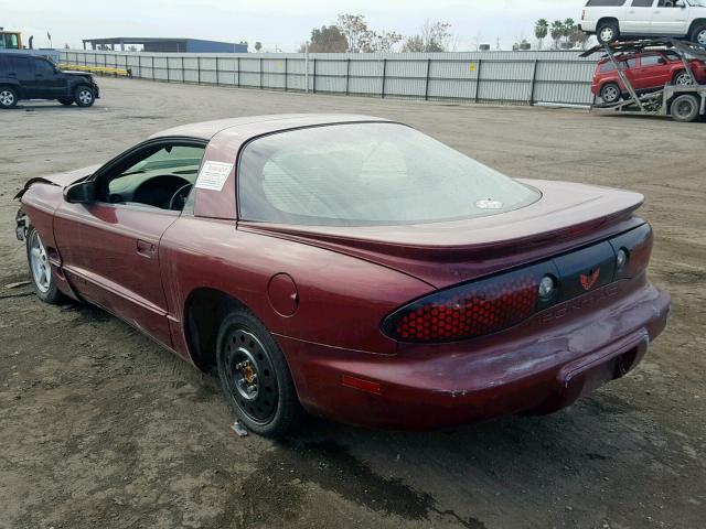 2G2FS22K1Y2135162 - 2000 PONTIAC FIREBIRD BURGUNDY photo 3