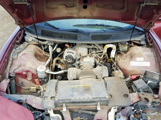 2G2FS22K1Y2135162 - 2000 PONTIAC FIREBIRD BURGUNDY photo 7