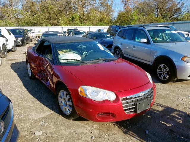 1C3EL75R54N414790 - 2004 CHRYSLER SEBRING GT RED photo 1